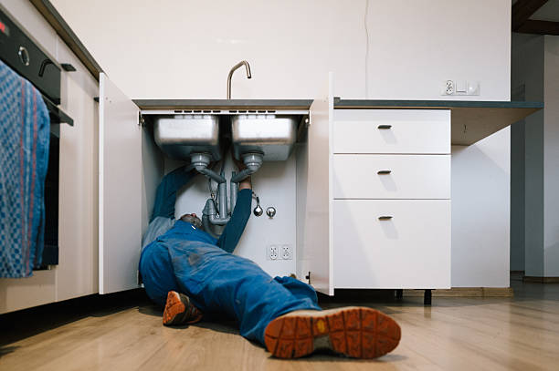 Professional Drain Cleaning technician working in Gaston, IN